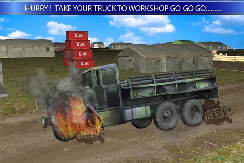 Army Base: Truck Workshop screenshot 3