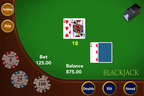 Blackjack 21+ Free - Socrative Grand Vegas Roulette Casino Poker Game screenshot 2
