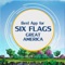 The premier Six Flags Great America Guide app includes visitor info, rides, theme parks, water parks, kids rides, shows, hotels, shopping, dining, park hours, attractions, photo gallery, poi search, translator, world clock