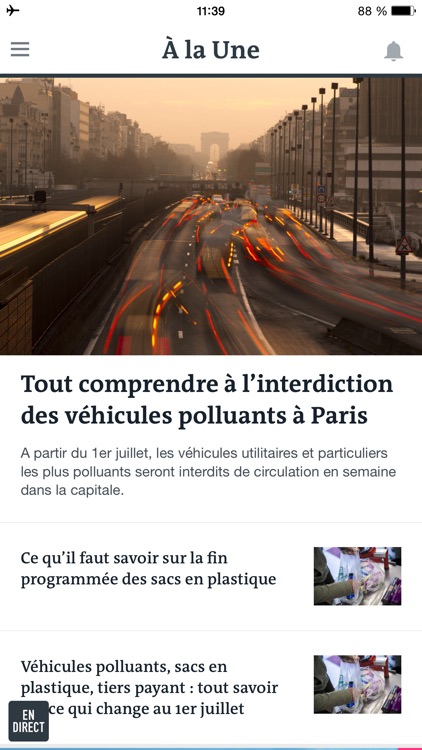 Le Monde, l'info en continu screenshot-0