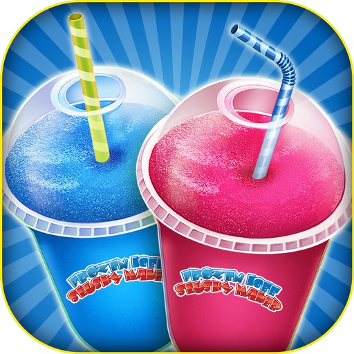 Frozen icee slushy maker: Make cold desserts! frozen drinks with magical decorations in crazy slush factory iOS App