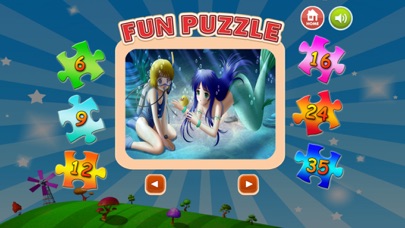 Mermaid Princess Jigsaw - Learning fun puzzle game screenshot 3