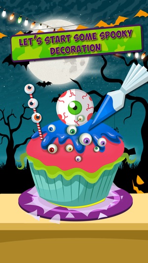 Cupcake Maker Halloween TOP Cooking game for kids(圖1)-速報App