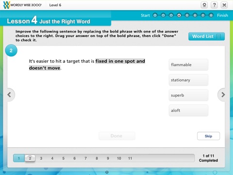Wordly Wise 3000® Online screenshot 4