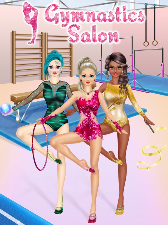 Gymnastics Salon - Makeup & Dressup Girls Game на iPad