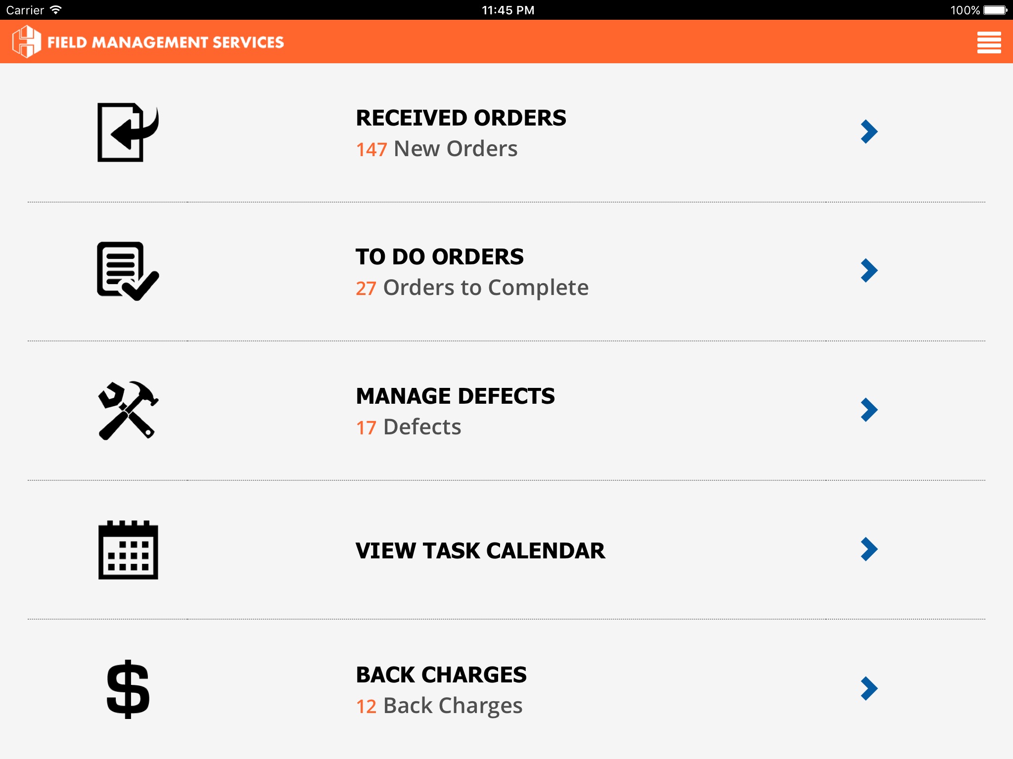 SupplyPro Field Management Services screenshot 2