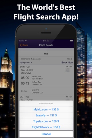 Search Cheap Flights: Last Minute Tickets Compare Prices Low Cost Airline screenshot 4