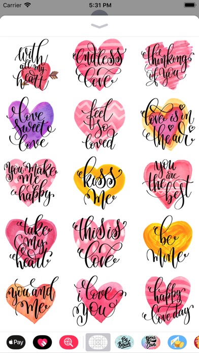 Animated Valentine's Stickers screenshot 2