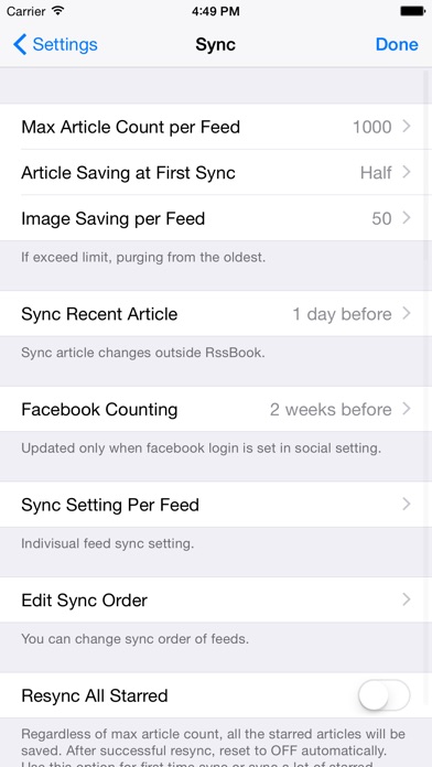 RssBook screenshot1