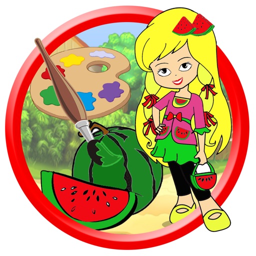 Fruit Princess Coloring