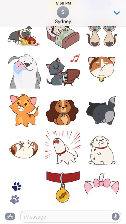 Disney Stickers: Cats and Dogs