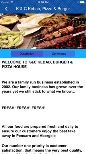 K&C Kebab Burger Pizza House(圖2)-速報App