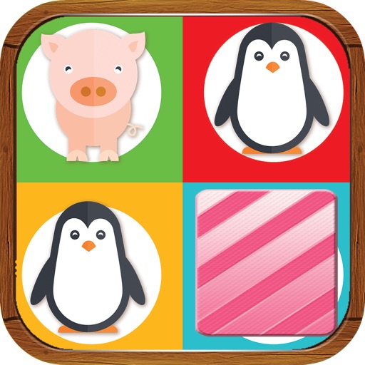 Cute Animals Match Game iOS App