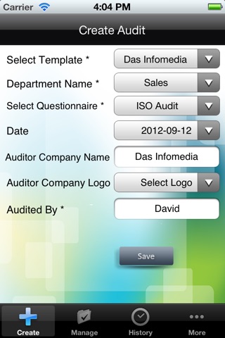 Nifty ISO 9001 screenshot 2