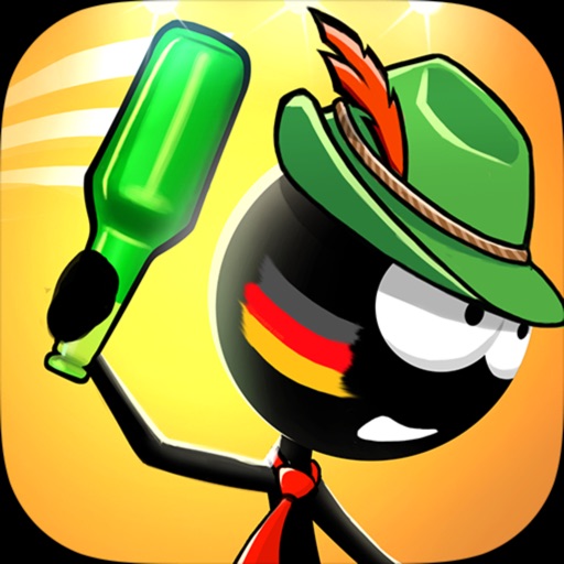 Sticked Man bOttleship - Disco Fight Deluxe iOS App