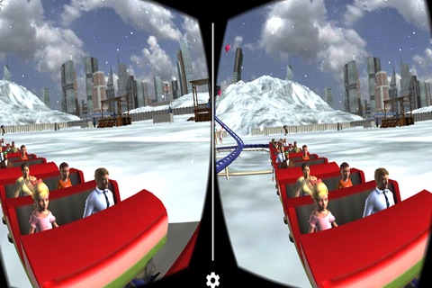 VR Top New Modern Tourist Roller Coaster 3D Pro screenshot 4