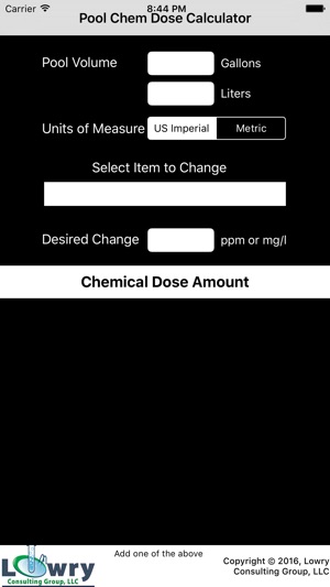 Pool Chemical Dose Calculator(圖4)-速報App