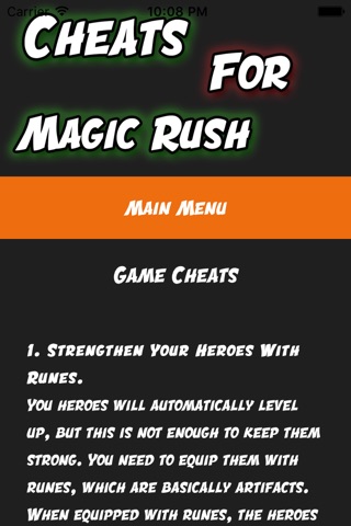Cheats Guide For Magic Rush: Heroes screenshot 2