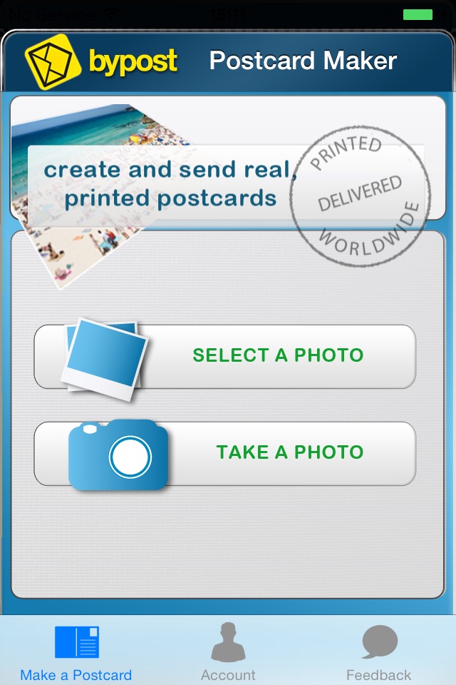 ByPost Postcard Maker screenshot 2