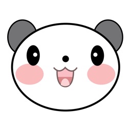 Cute Panda Kawaii Stickers by Abdelhadi LAHLOU