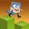 Super Hero Block Race - tile jumping challenge