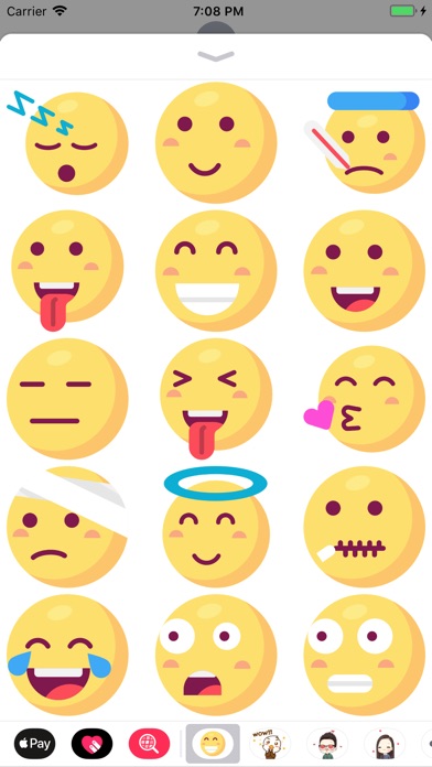 Big Emoji: 50 Big Stickers screenshot 4