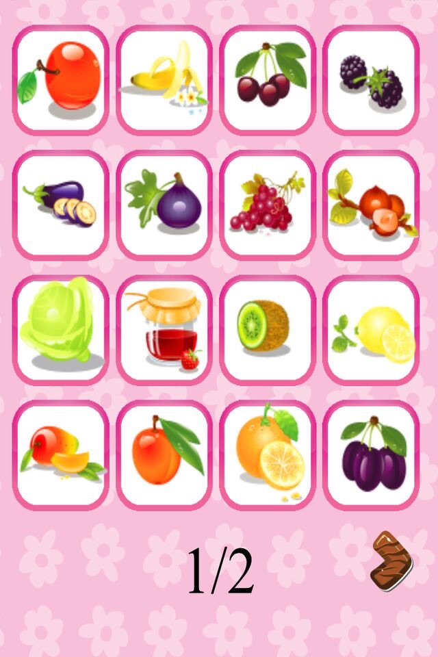 ABC Fruits & Vegetables Flashcards! screenshot 2