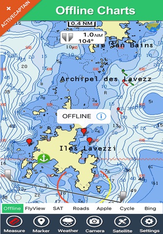 Marine : Ireland GPS map offline charts Navigator screenshot 2