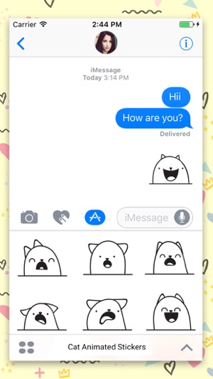 Kitten Cat : Cute Stickers(圖2)-速報App