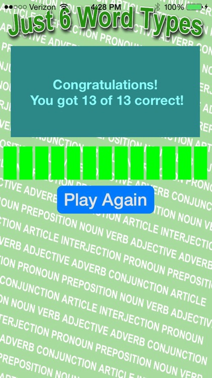 Just 6 Word Types screenshot-3