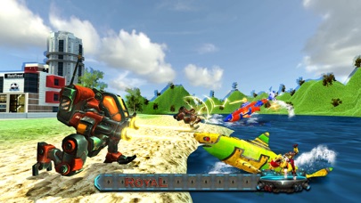 Shark Robot Transform war Hero screenshot 4