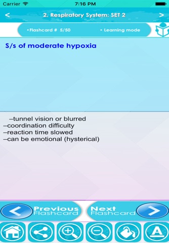Respiratory System Nursing & therapy App-1200 Q&A screenshot 2