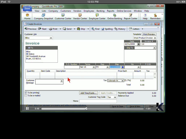 Video Training for Quickbooks 2009 HD(圖3)-速報App