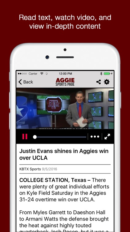 Aggie Sports Page screenshot-3