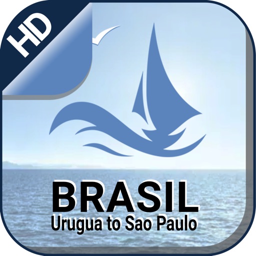 Brazil : Urugua - Sao Paulo offline nautical charts for boating cruising and fishing