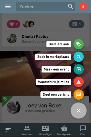 Wazzurb; jouw buurt in een veilig sociaal netwerk screenshot 3