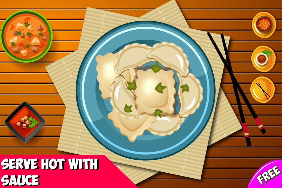 Dumpling Cooking Kitchen - Little Girls Chef Game screenshot 3