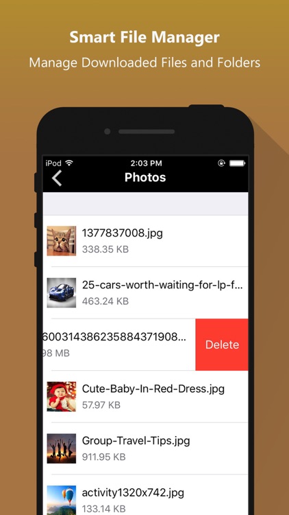 Secure Private Browser - File Organizer & Manager