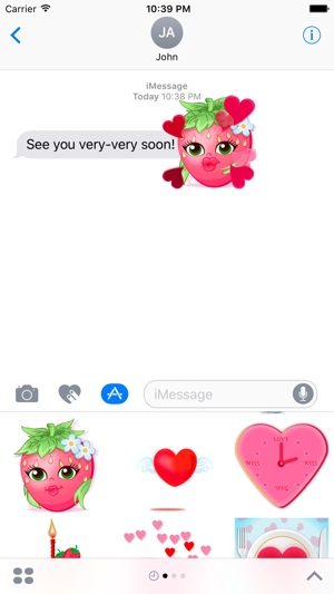 About love - love stickers with hearts and sweets(圖3)-速報App