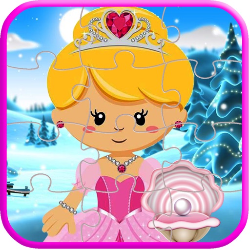 Kids Princess Pearl Jigsaw Puzzle Fun Game iOS App
