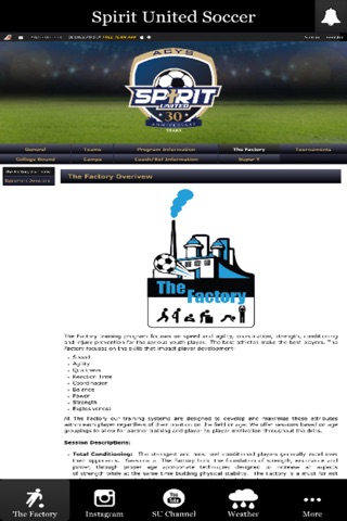 Spirit United Soccer screenshot 2