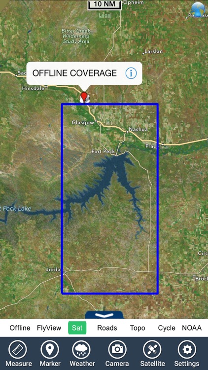 Fort Peck lake - Montana GPS HD fishing charts screenshot-4