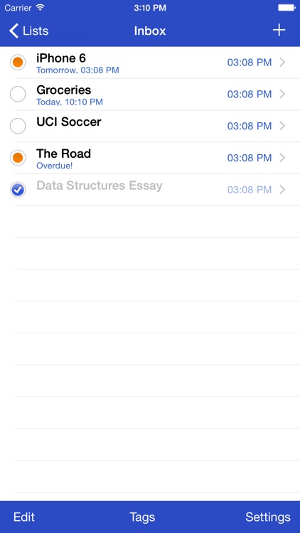 To Dos List