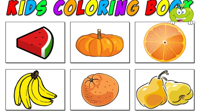 Fruit Coloring Pages For Children To Col