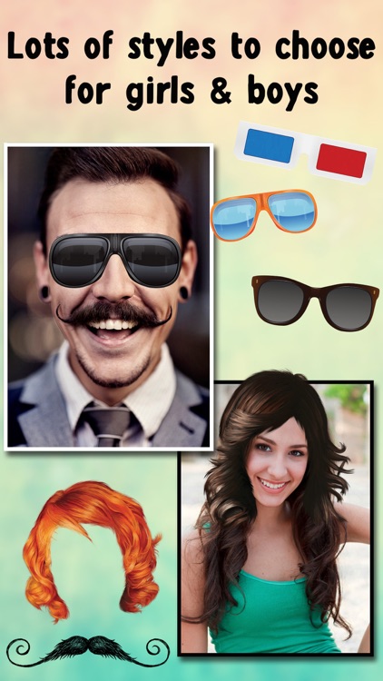 Mustache Booth Free - Hipster Photo Booth Editor