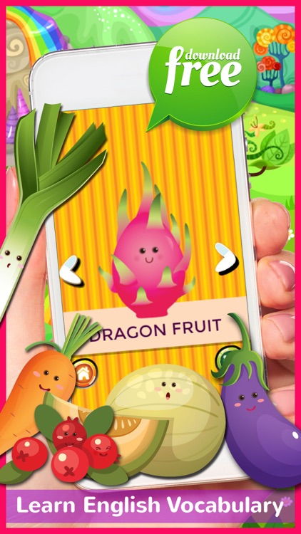 ABC Baby Learn Fruits And Vegetables Free For Kids screenshot-3