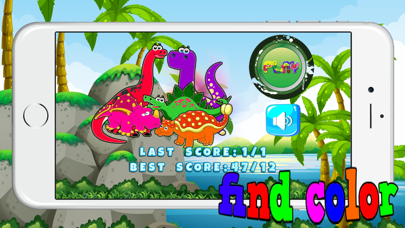 How to cancel & delete Dino Color Blind Test or Matching For Little Kids from iphone & ipad 3