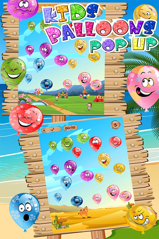 Angry Balloons Pop & Smash Kids Games screenshot 3