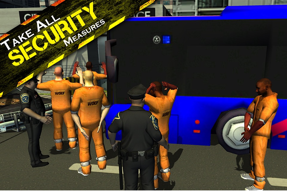 Police Bus Prisoner Transport – City vehicle driving & parking simulator game screenshot 4