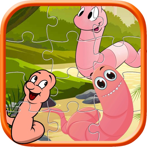 Puzzle Larva Advanture Jigsaw Game For Kids icon